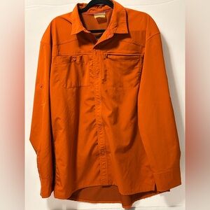 Cabela's Men's Vibrant Orange Shirt Jacket